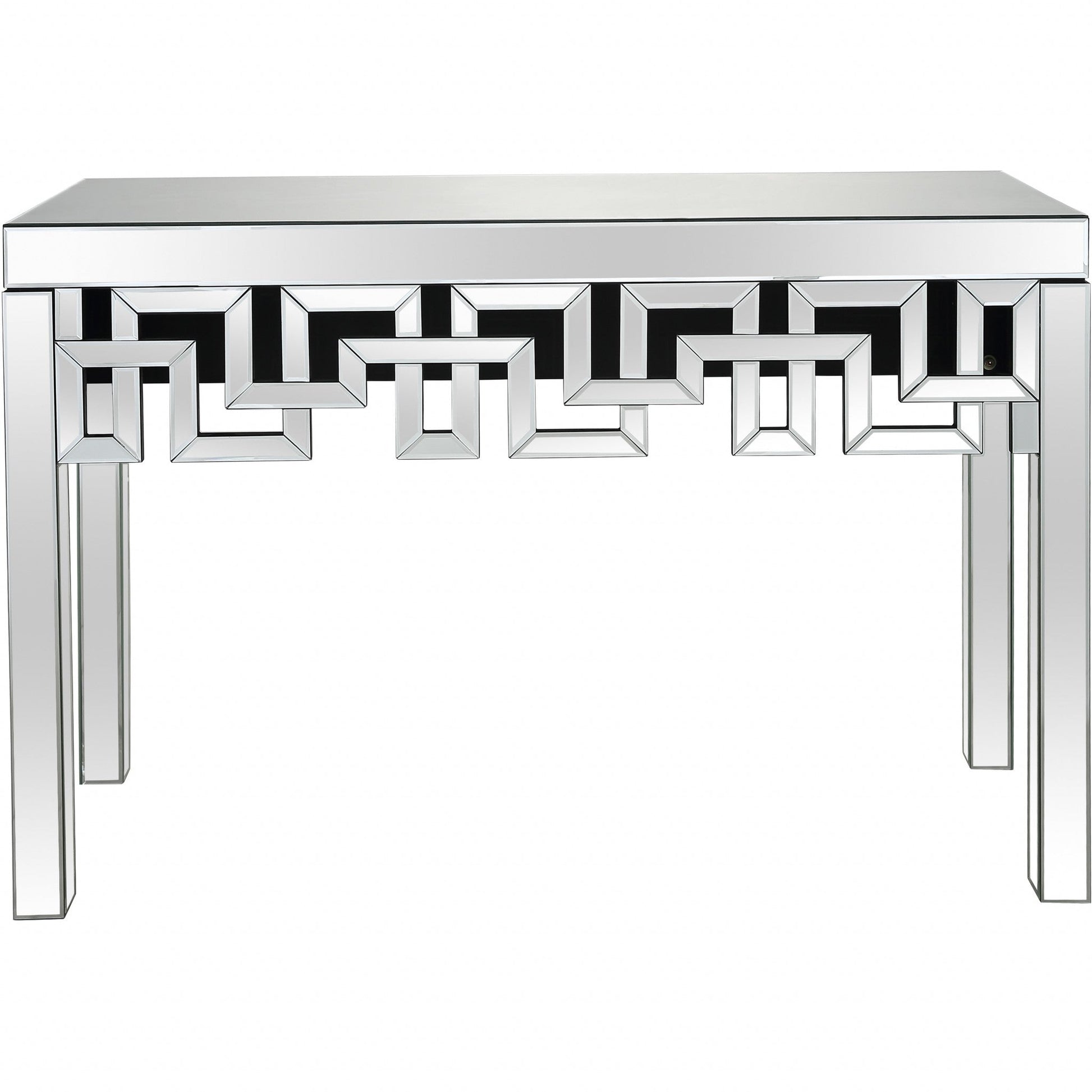 HomeRoots Greek Key Console Table