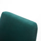 HomeRoots Green Velvet Gold Dining Chair