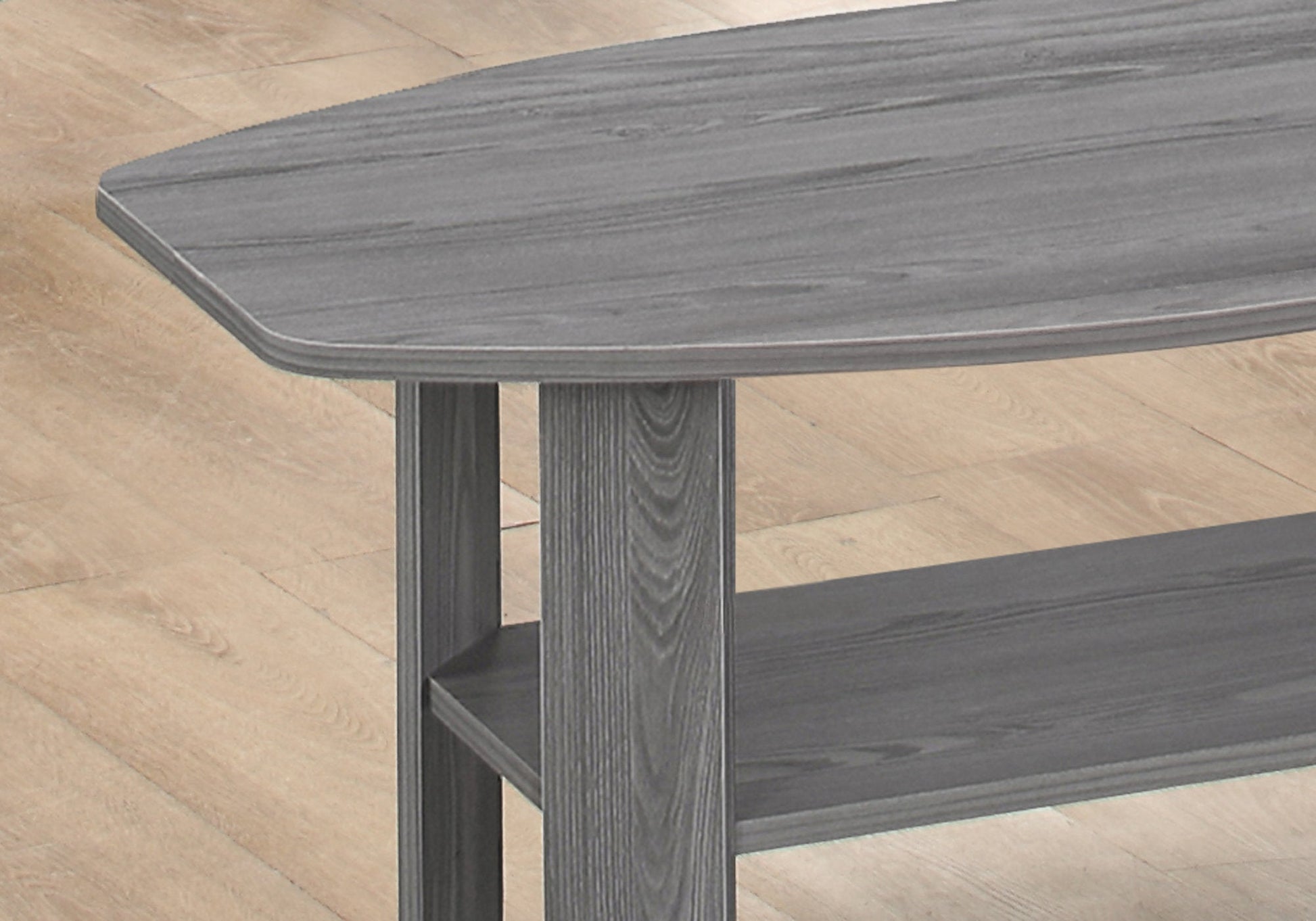 HomeRoots Grey Contemporary Table in Set of 3