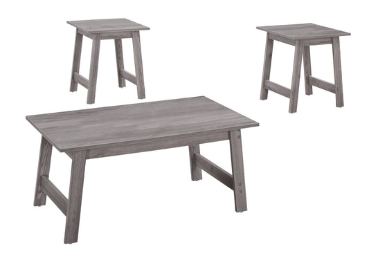 HomeRoots Grey Contemporary Table in Set of 3