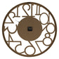 HomeRoots Hand Crafted Modern Natural Wood Wall Clock
