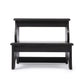 HomeRoots Handcrafted Brushed Sable Step Stool
