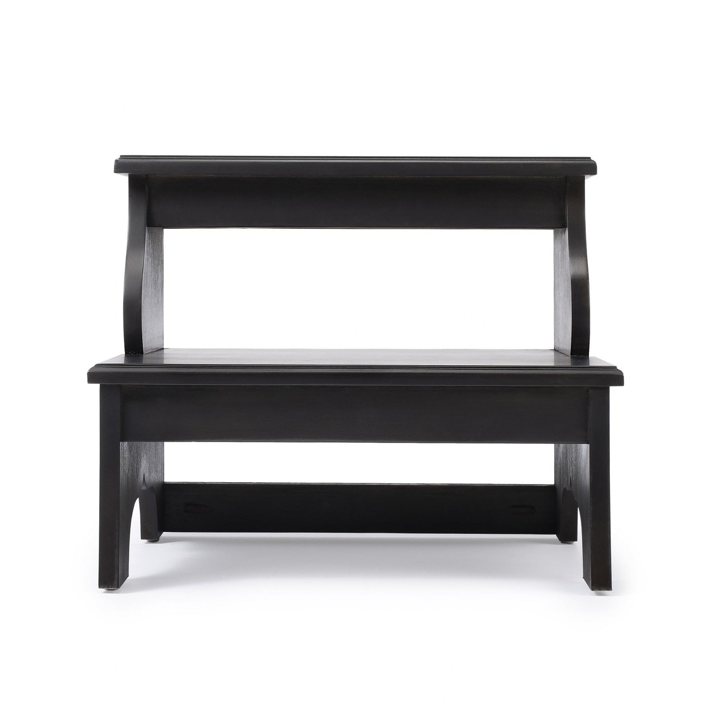 HomeRoots Handcrafted Brushed Sable Step Stool