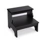 HomeRoots Handcrafted Brushed Sable Step Stool