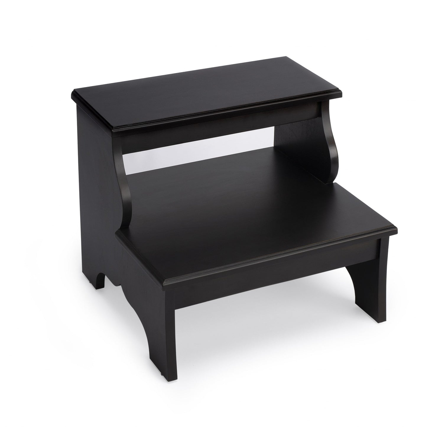 HomeRoots Handcrafted Brushed Sable Step Stool