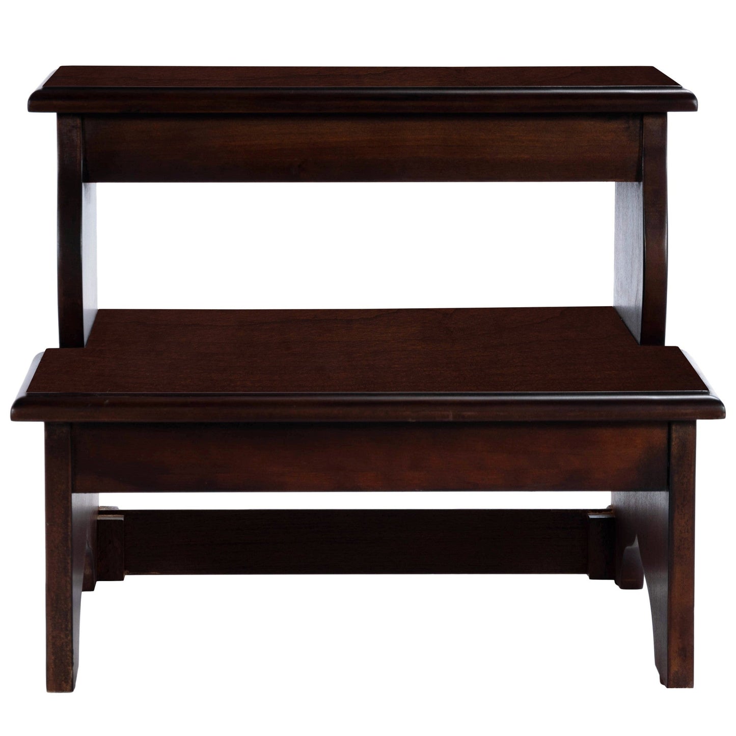 HomeRoots Handcrafted Cherry Step Stool