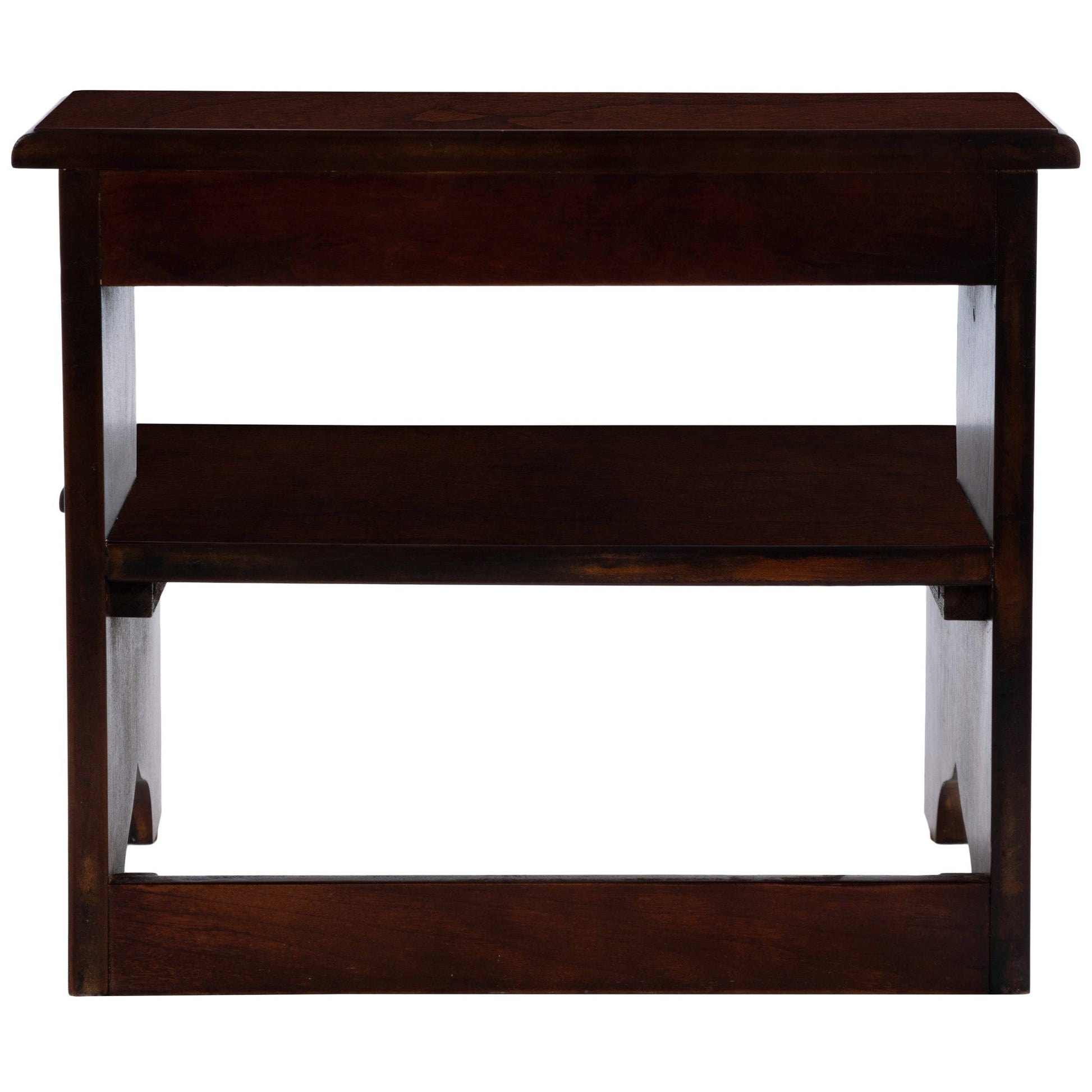 HomeRoots Handcrafted Cherry Step Stool