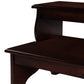 HomeRoots Handcrafted Cherry Step Stool