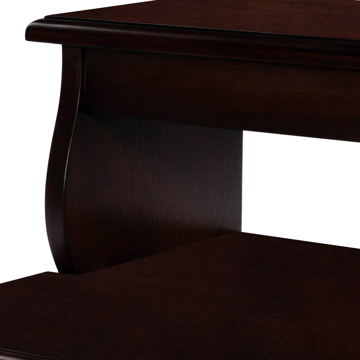 HomeRoots Handcrafted Cherry Step Stool