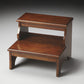 HomeRoots Handcrafted Chestnut Burl Step Stool