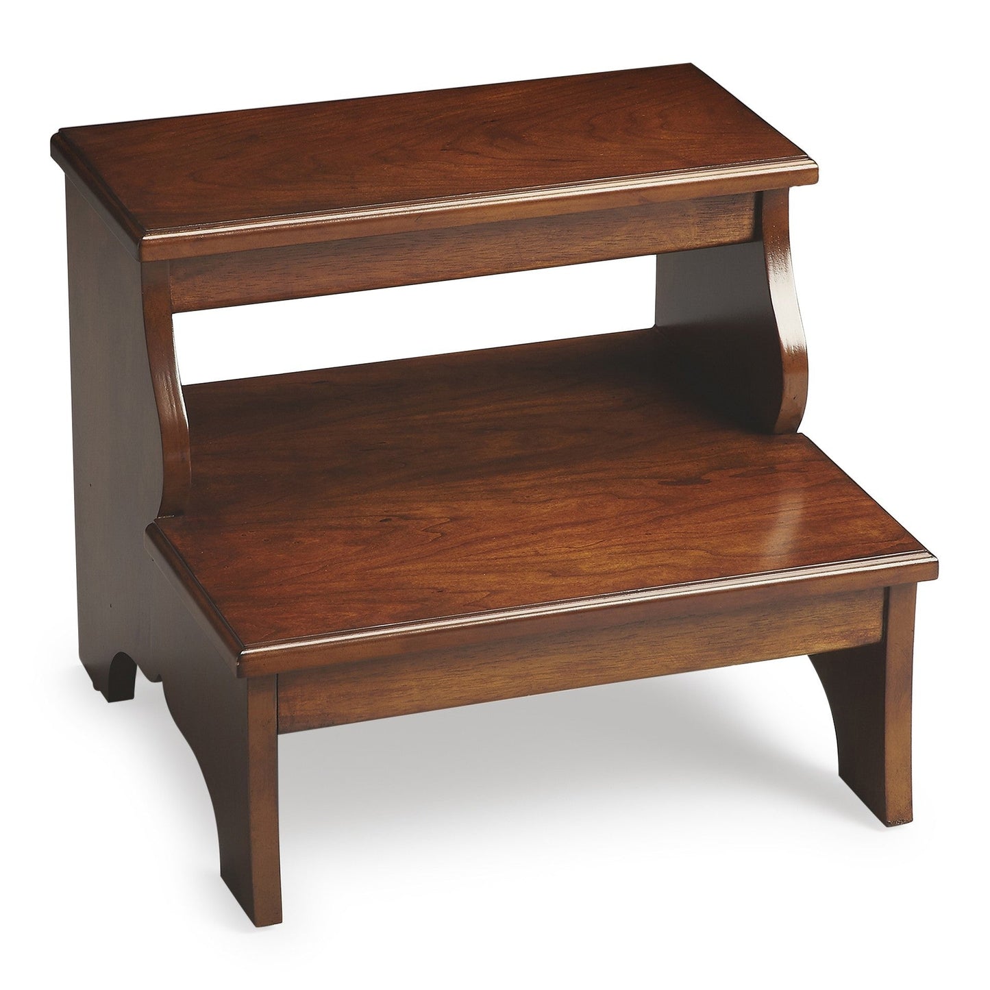 HomeRoots Handcrafted Chestnut Burl Step Stool