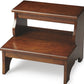 HomeRoots Handcrafted Chestnut Burl Step Stool