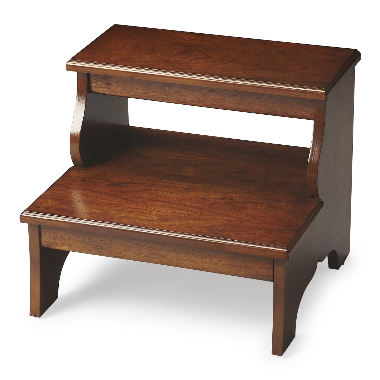HomeRoots Handcrafted Chestnut Burl Step Stool