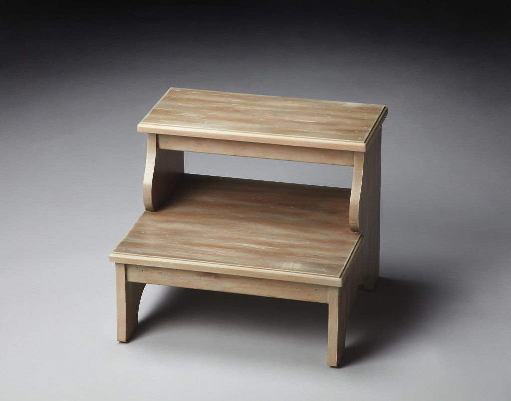 HomeRoots Handcrafted Driftwood Step Stool