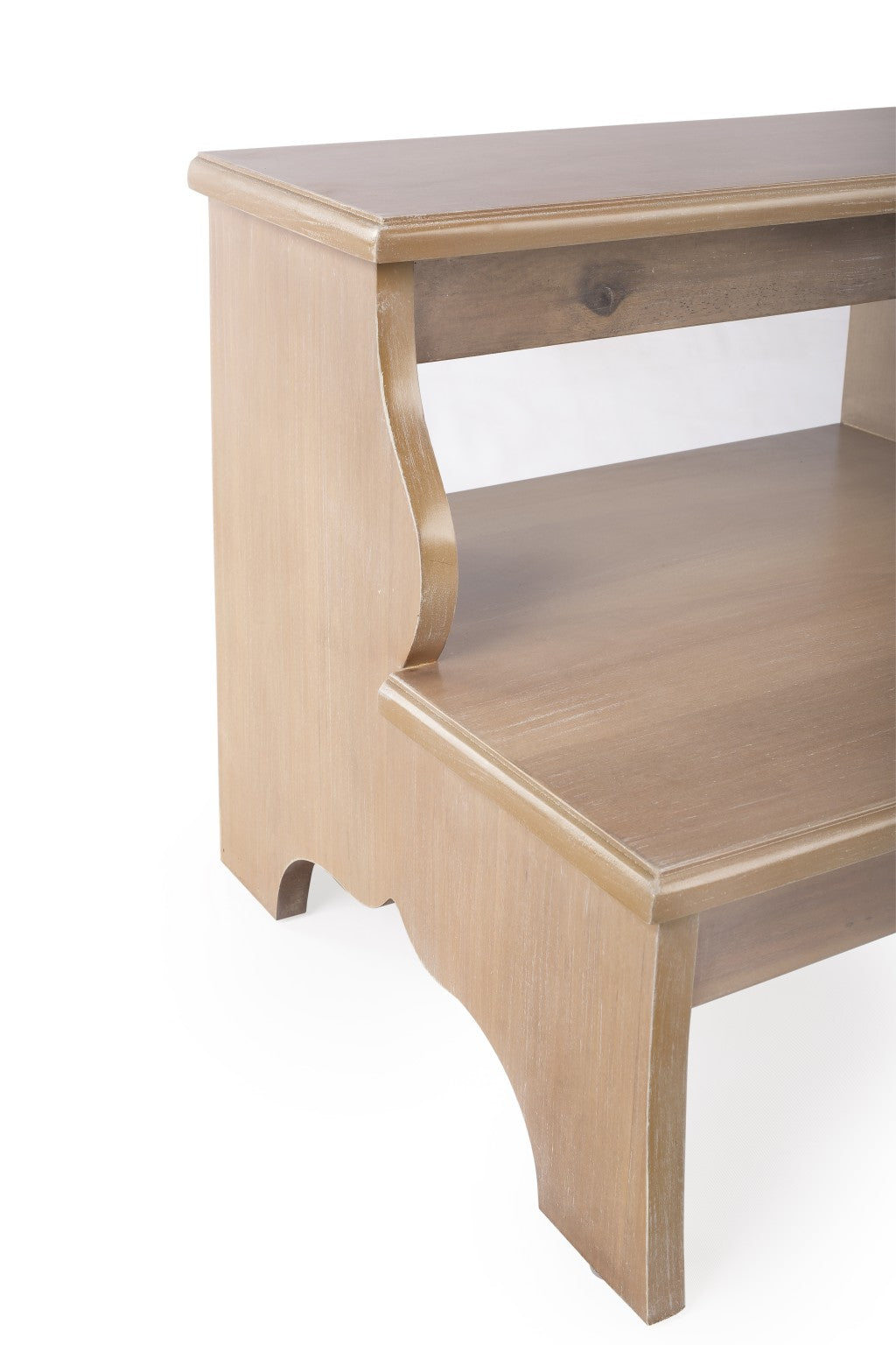HomeRoots Handcrafted Driftwood Step Stool