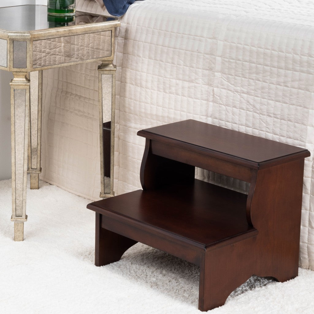 HomeRoots Handcrafted Praline Step Stool