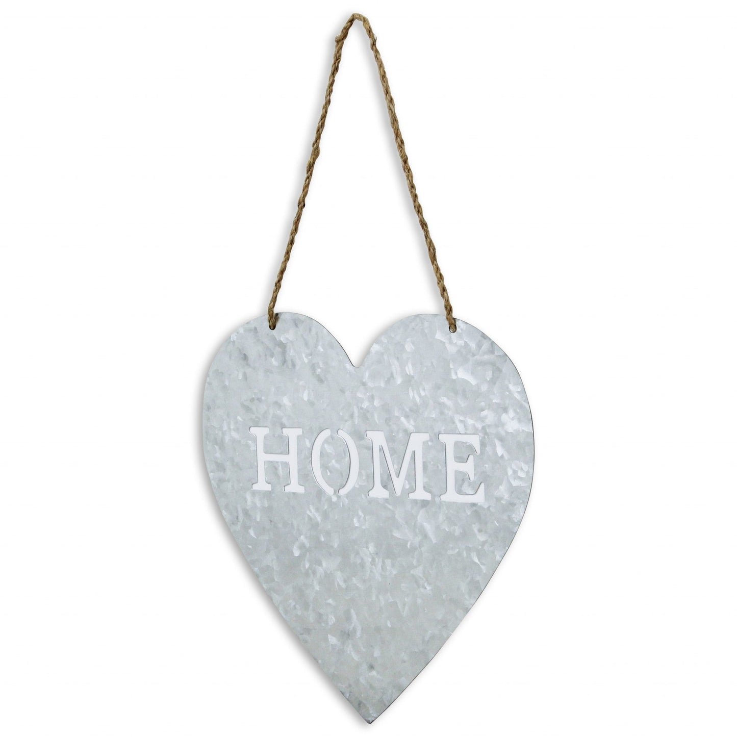 HomeRoots Home Gray Galvanized Metal Wall Art