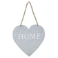 HomeRoots Home Gray Galvanized Metal Wall Art