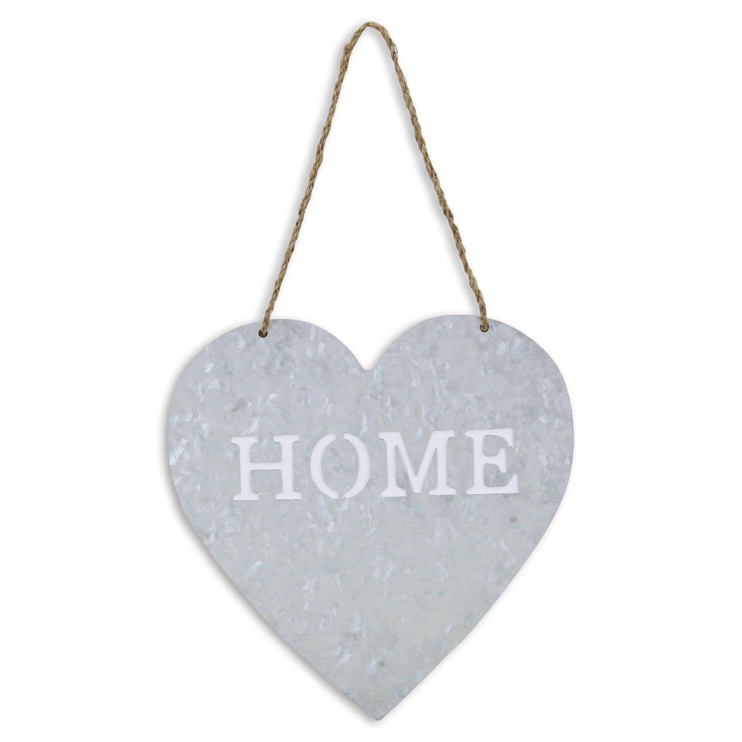 HomeRoots Home Gray Galvanized Metal Wall Art