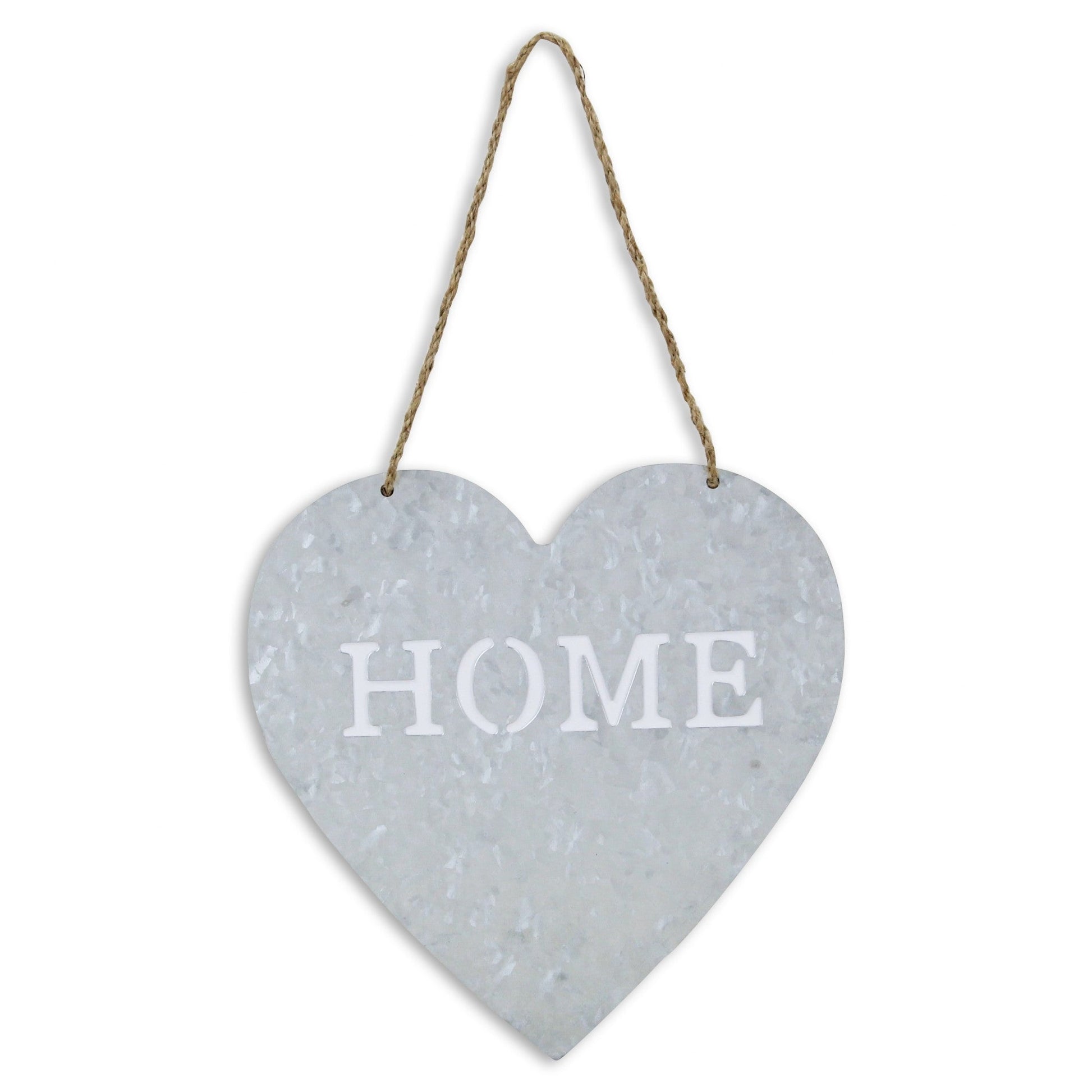HomeRoots Home Gray Galvanized Metal Wall Art