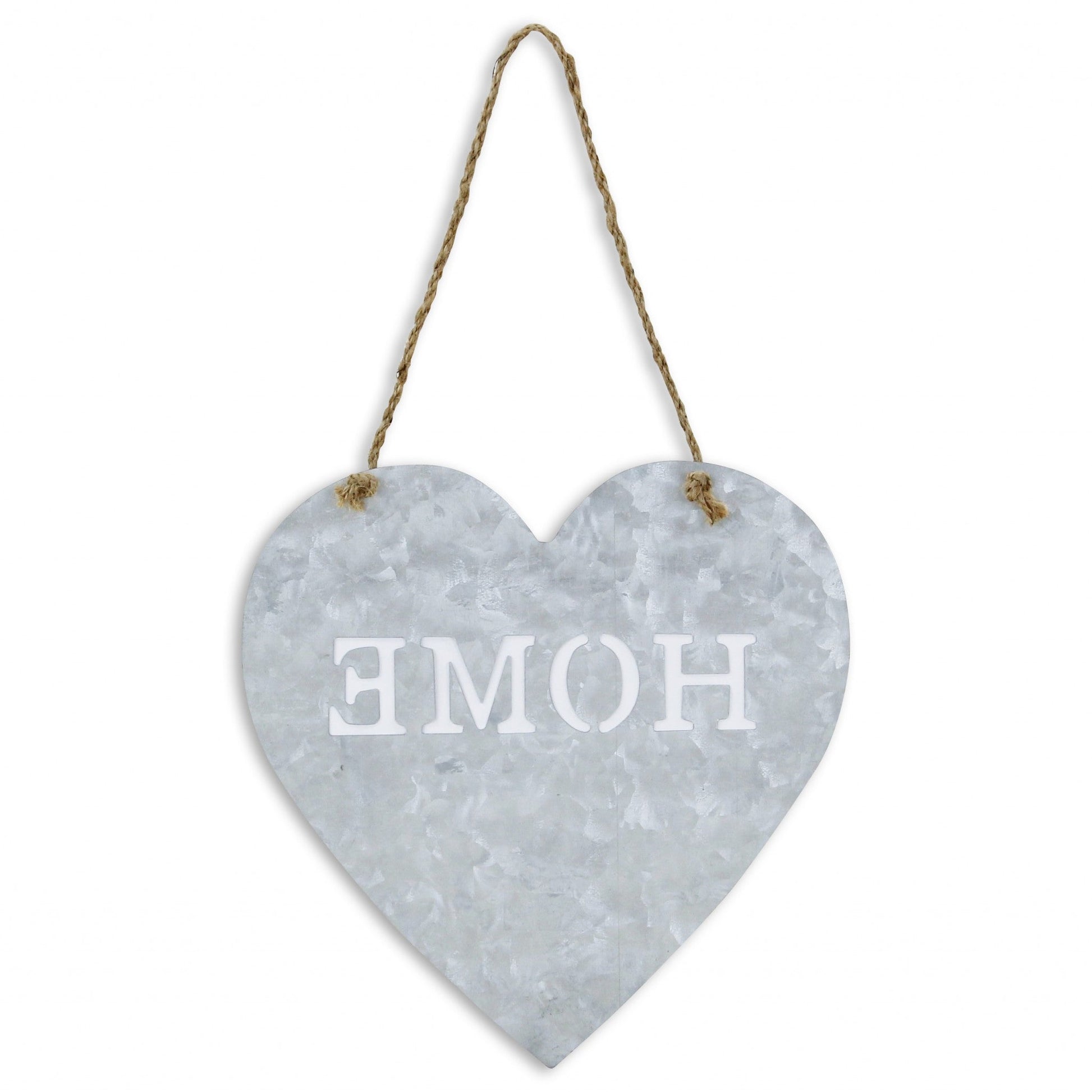 HomeRoots Home Gray Galvanized Metal Wall Art