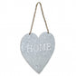 HomeRoots Home Gray Galvanized Metal Wall Art
