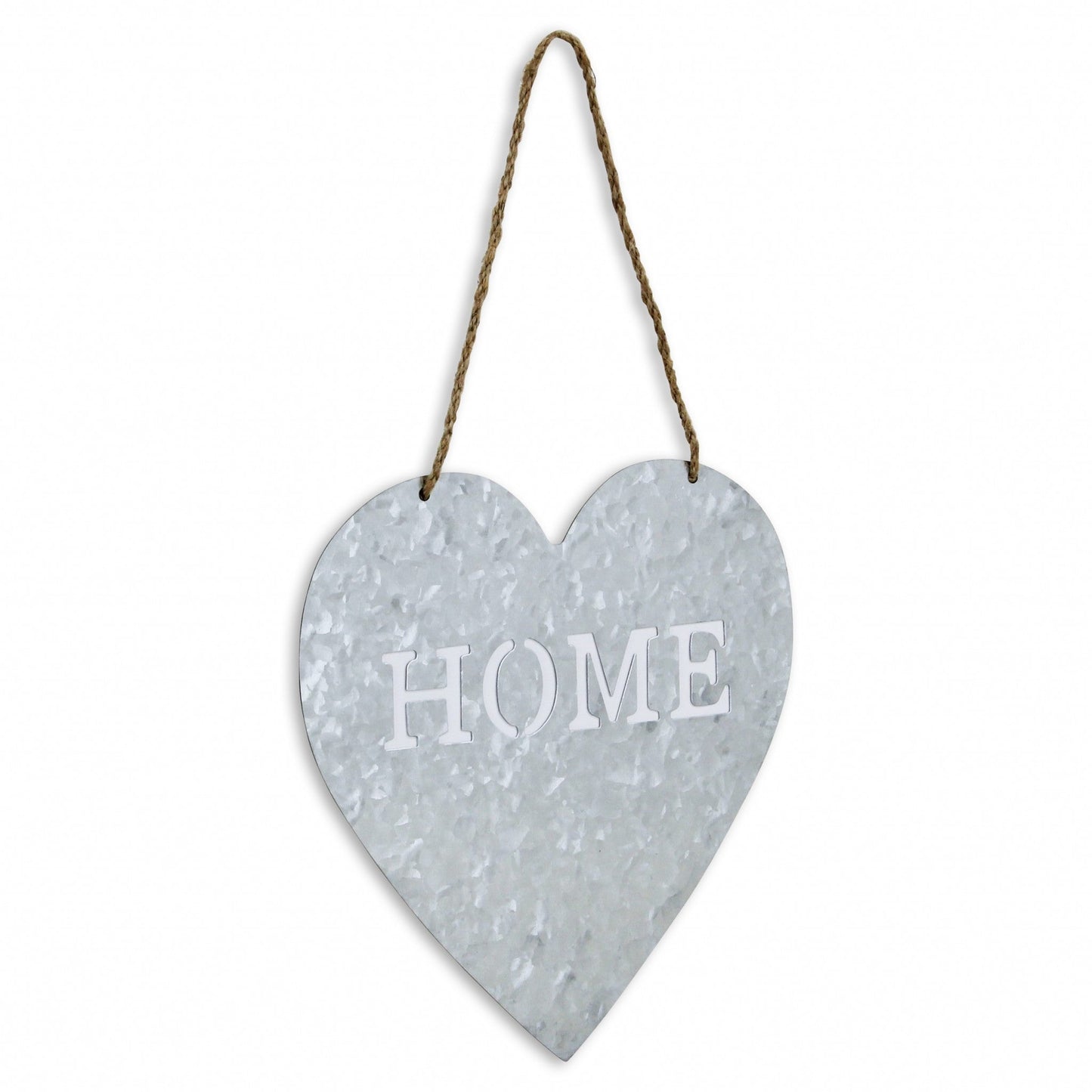 HomeRoots Home Gray Galvanized Metal Wall Art