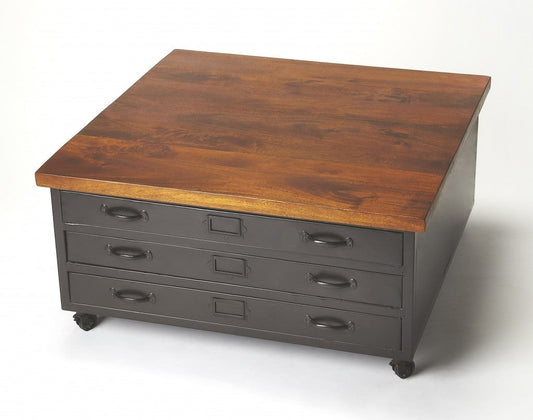 HomeRoots Industrial Chic Coffee Table