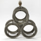 HomeRoots Industrial Gears Tabletop Wine Rack