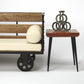 HomeRoots Industrial Gears Tabletop Wine Rack