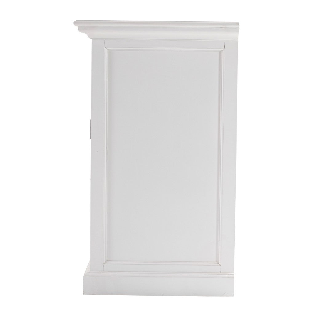 HomeRoots Large Modern Farmhouse White Cabinet