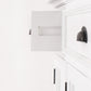 HomeRoots Large Modern Farmhouse White Cabinet