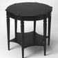 HomeRoots Licorice Accent Table in Black Finish
