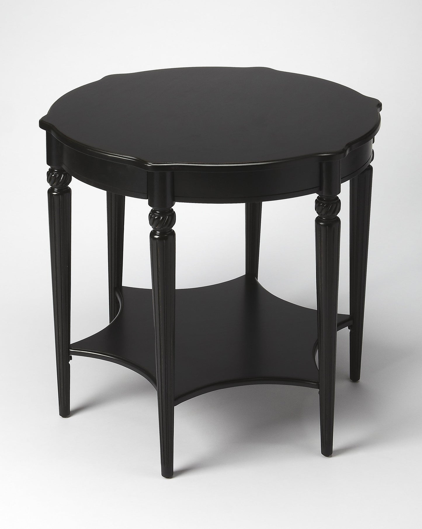 HomeRoots Licorice Accent Table in Black Finish