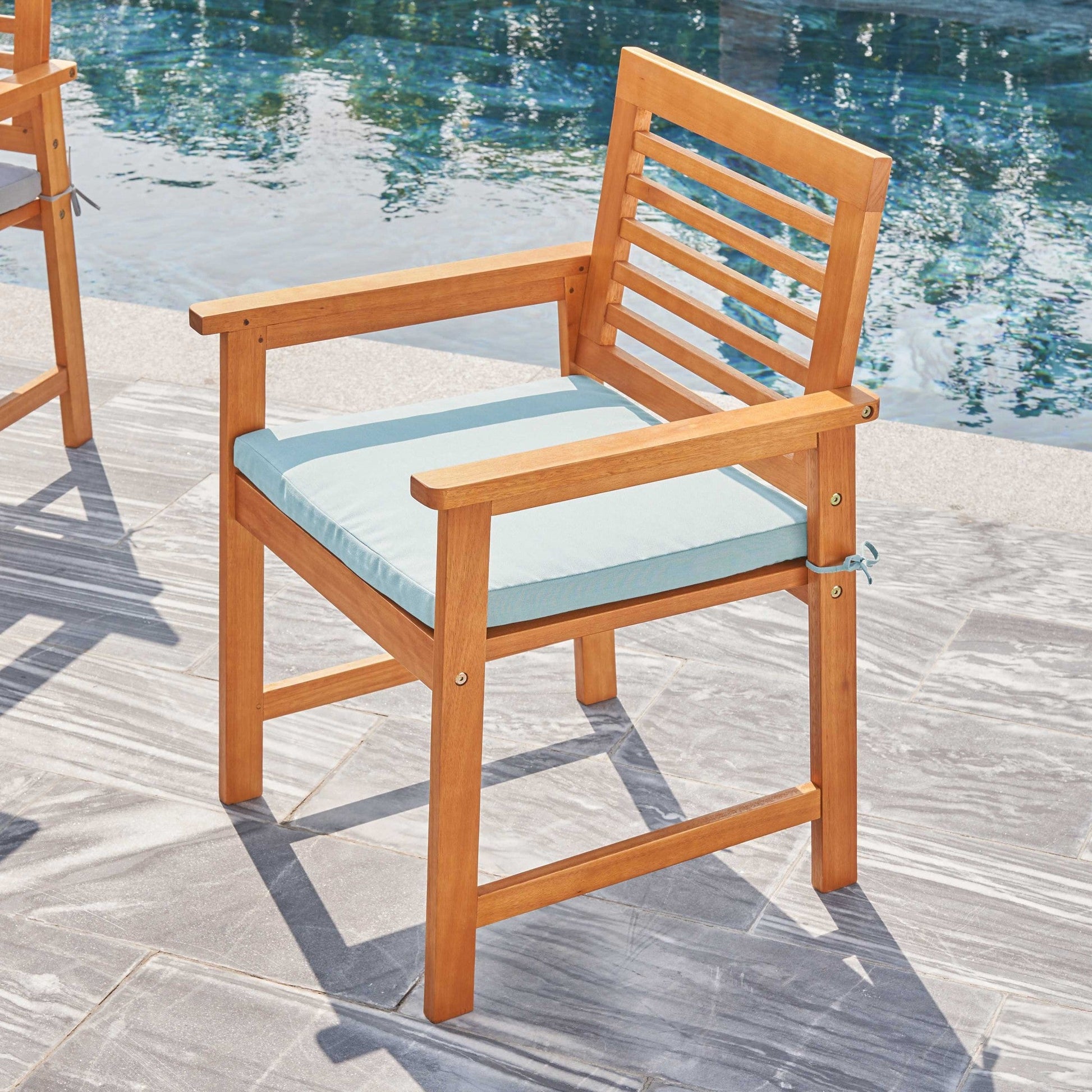HomeRoots Light Wood Dining Armchair