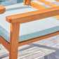 HomeRoots Light Wood Dining Armchair