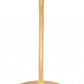 HomeRoots Lilypad Side Table in Gold Finish