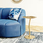 HomeRoots Lilypad Side Table in Gold Finish