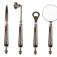 HomeRoots Magnifying glassLetter openerBottle openerand a Candle snuffer Functional Decor