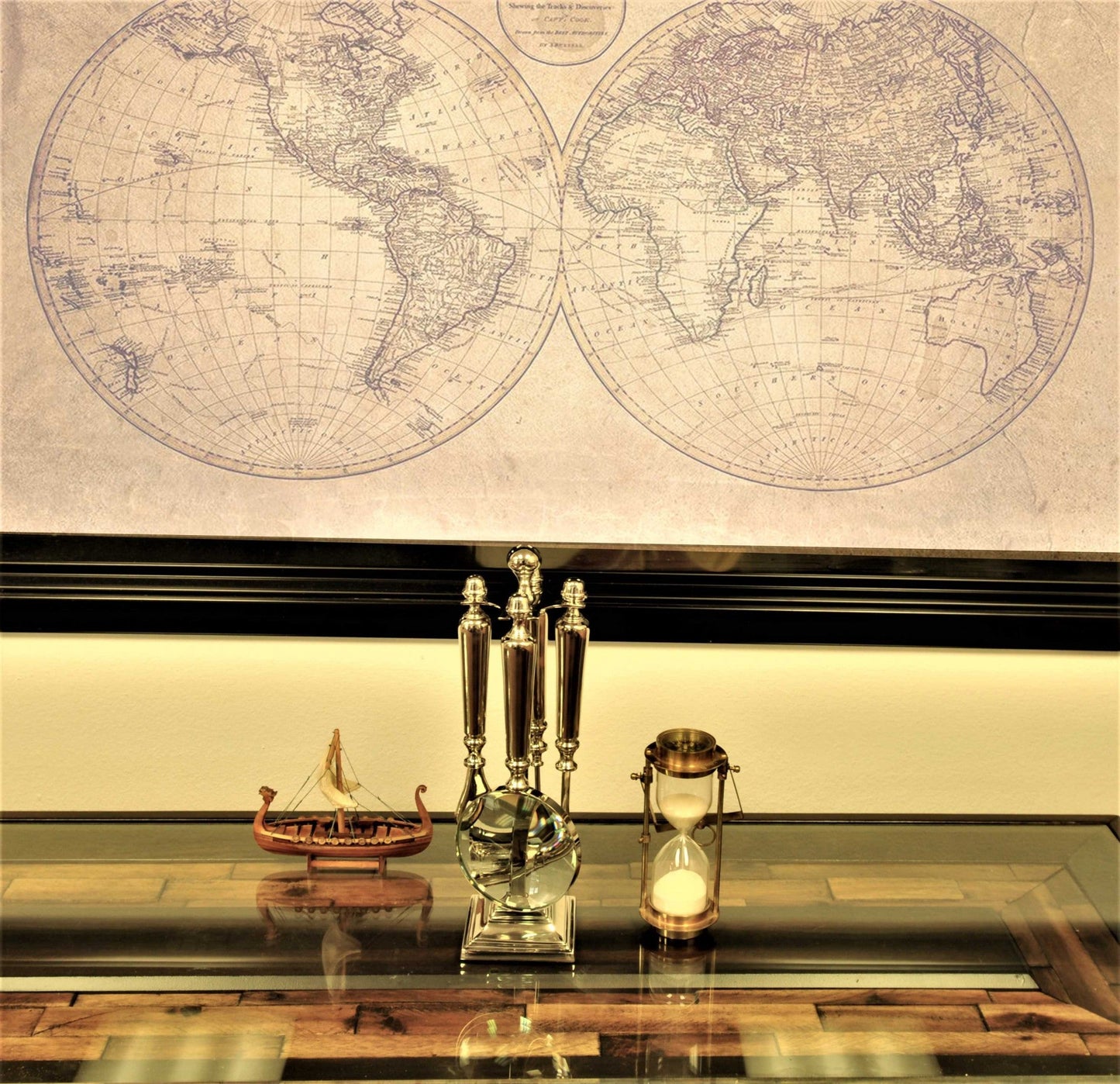 HomeRoots Magnifying glassLetter openerBottle openerand a Candle snuffer Functional Decor