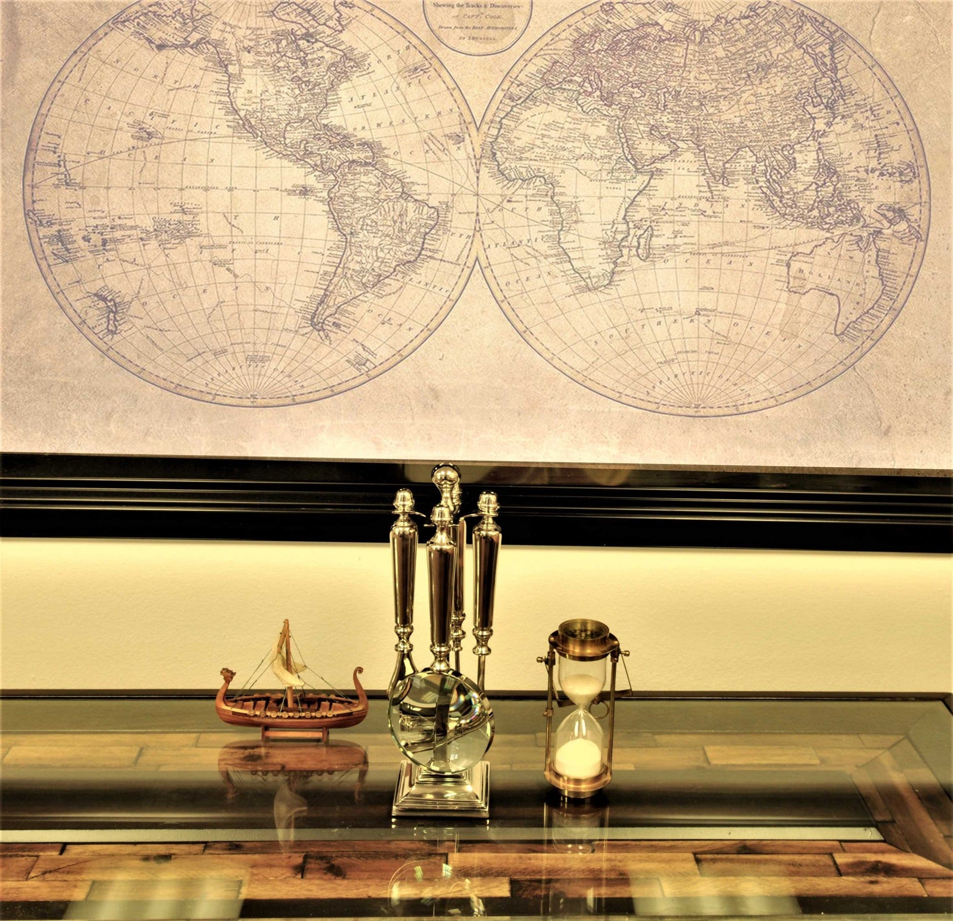 HomeRoots Magnifying glassLetter openerBottle openerand a Candle snuffer Functional Decor