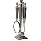 HomeRoots Magnifying glassLetter openerBottle openerand a Candle snuffer Functional Decor