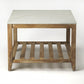 HomeRoots Marble Bunching Coffee Table