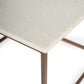 HomeRoots Marble and Metal Coffee Table