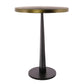 HomeRoots Metal Side Table in Bronze Finish