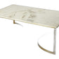 HomeRoots Metal and Marble Coffee Table