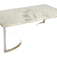 HomeRoots Metal and Marble Coffee Table