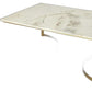 HomeRoots Metal and Marble Coffee Table