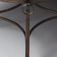 HomeRoots Metal and Mirrored Coffee Table in Copper Finish
