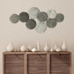 HomeRoots Metallic Plates Wall Centerpiece with Distressed Finish